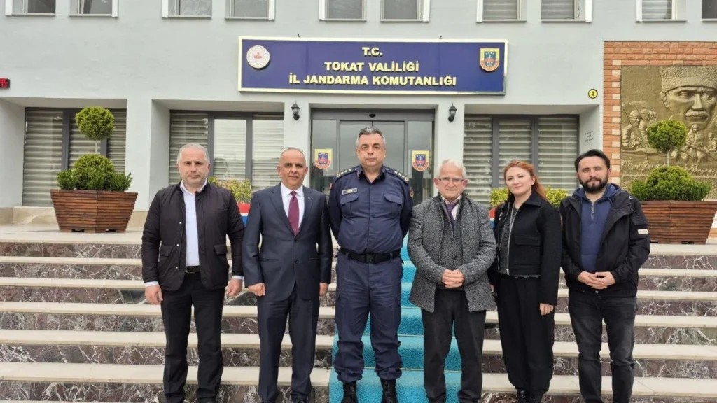 TOBKON’DAN TOKAT İL JANDARMA KOMUTANI ÇETİN’E ZİYARET